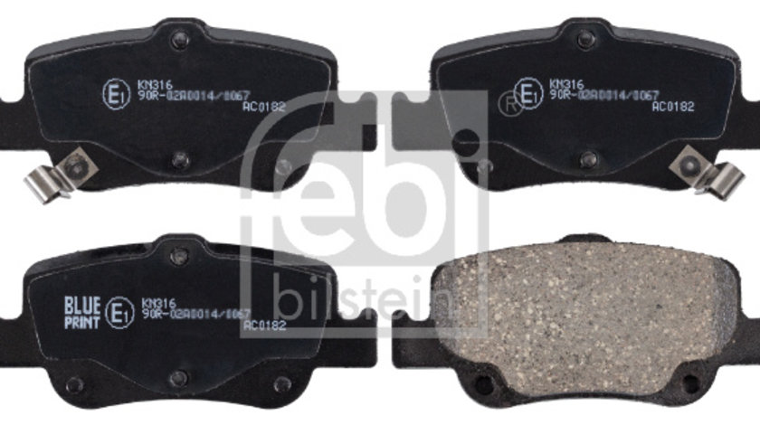 Set placute frana,frana disc puntea spate (170285 FEBI BILSTEIN) TOYOTA