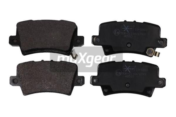 Set placute frana,frana disc puntea spate (190883 MAXGEAR) HONDA