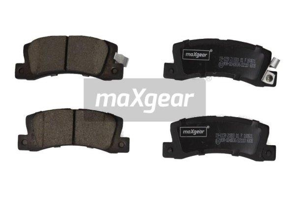 Set placute frana,frana disc puntea spate (191159 MAXGEAR) LEXUS,TOYOTA