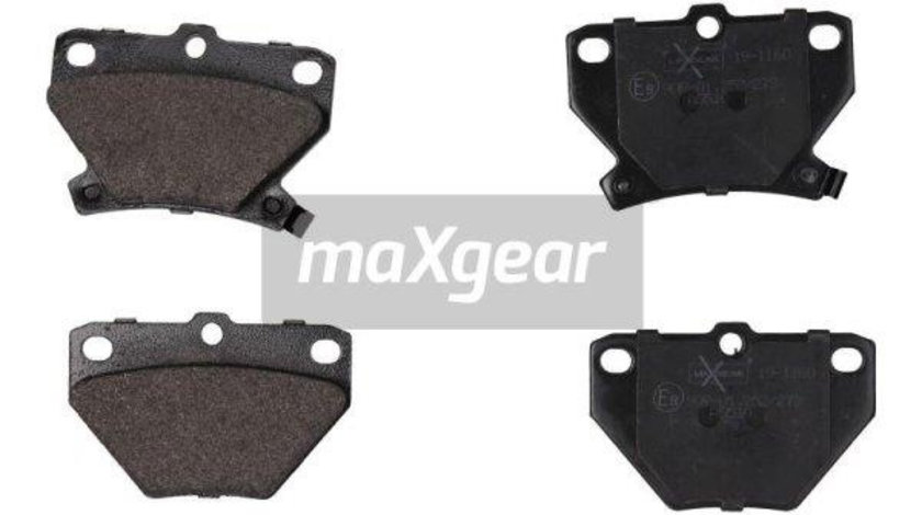 Set placute frana,frana disc puntea spate (191160 MAXGEAR) PONTIAC,TOYOTA