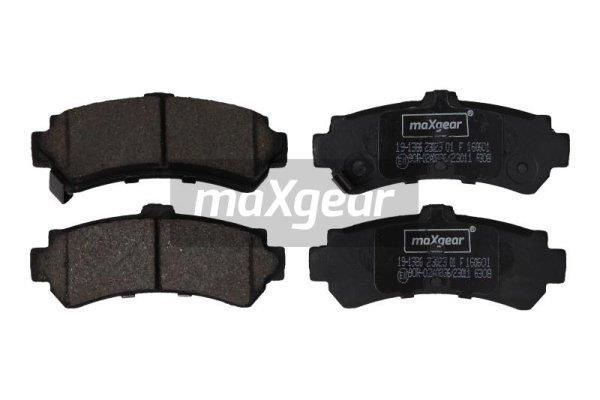 Set placute frana,frana disc puntea spate (191386 MAXGEAR) NISSAN