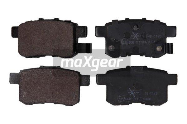 Set placute frana,frana disc puntea spate (191476 MAXGEAR) ACURA,BYD,HONDA