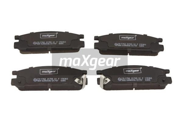 Set placute frana,frana disc puntea spate (191768 MAXGEAR) SUBARU