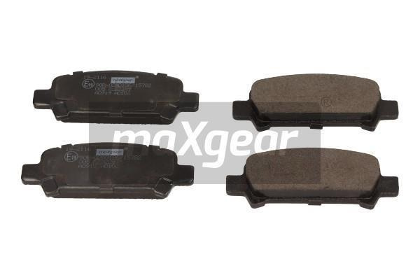 Set placute frana,frana disc puntea spate (192116 MAXGEAR) SUBARU