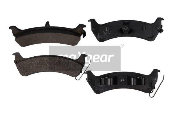Set placute frana,frana disc puntea spate (192139 MAXGEAR) JEEP
