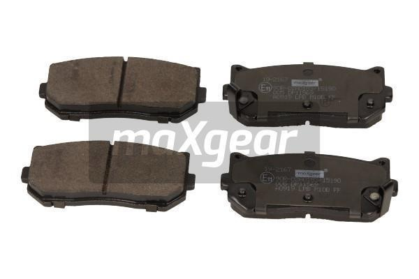 Set placute frana,frana disc puntea spate (192167 MAXGEAR) KIA