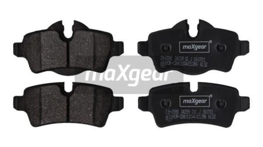 Set placute frana,frana disc puntea spate (192891 MAXGEAR) MINI