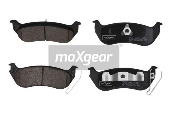 Set placute frana,frana disc puntea spate (192897 MAXGEAR) JEEP