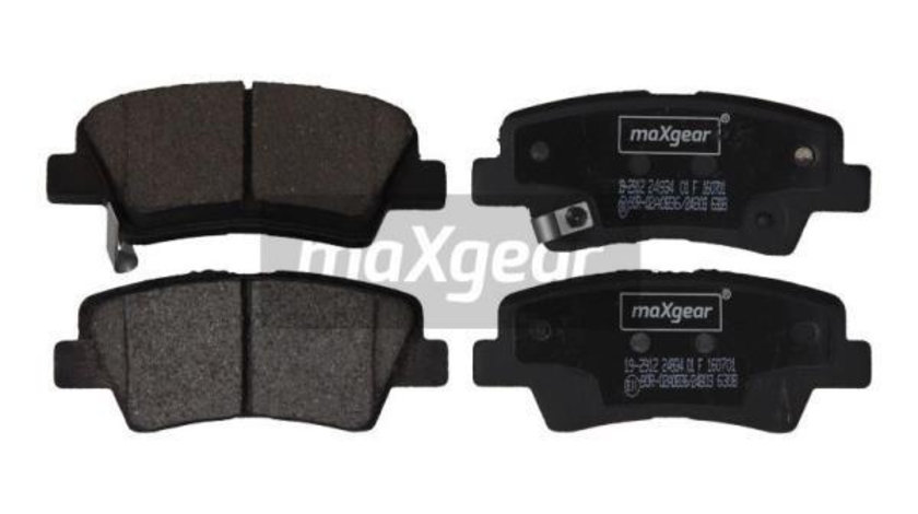 Set placute frana,frana disc puntea spate (192912 MAXGEAR) CHANGAN,HYUNDAI,KIA,SSANGYONG