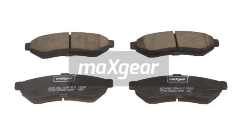 Set placute frana,frana disc puntea spate (192969 MAXGEAR) CHEVROLET,DAEWOO