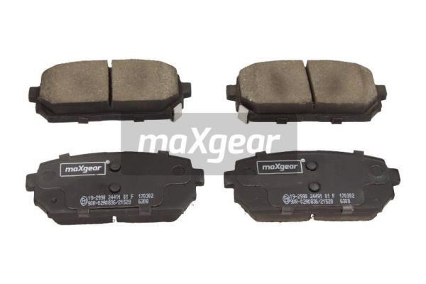 Set placute frana,frana disc puntea spate (192990 MAXGEAR) KIA