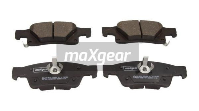 Set placute frana,frana disc puntea spate (193022 MAXGEAR) DODGE,JEEP