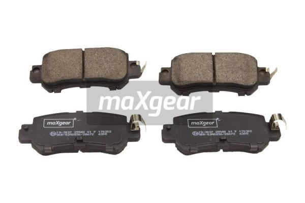 Set placute frana,frana disc puntea spate (193037 MAXGEAR) MAZDA