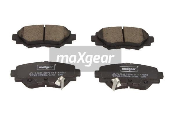 Set placute frana,frana disc puntea spate (193049 MAXGEAR) MAZDA