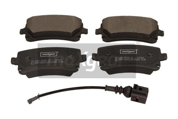 Set placute frana,frana disc puntea spate (193323 MAXGEAR) BENTLEY,VW