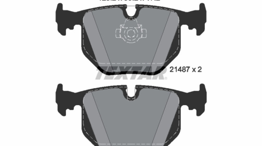 Set placute frana,frana disc puntea spate (2148781 TEXTAR) ALPINA,BMW,LAND ROVER