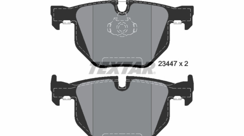 Set placute frana,frana disc puntea spate (2344704 TEXTAR) BMW