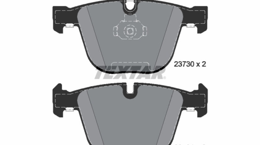 Set placute frana,frana disc puntea spate (2373001 TEXTAR) BENTLEY,BMW,ROLLS-ROYCE