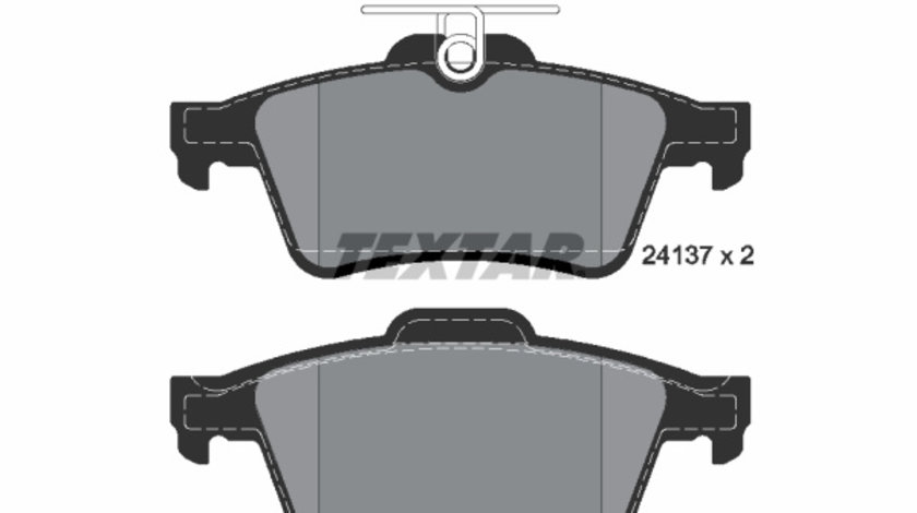 Set placute frana,frana disc puntea spate (2413701 TEXTAR) CADILLAC,CHEVROLET,Citroen,Citroen (DF-PSA),DAIMLER,FENGSHEN,FORD,FORD (CHANGAN),FORD AUSTRALIA,FORD USA,HAIMA (FAW),HOLDEN,HONDA,HONGQI,JAGU