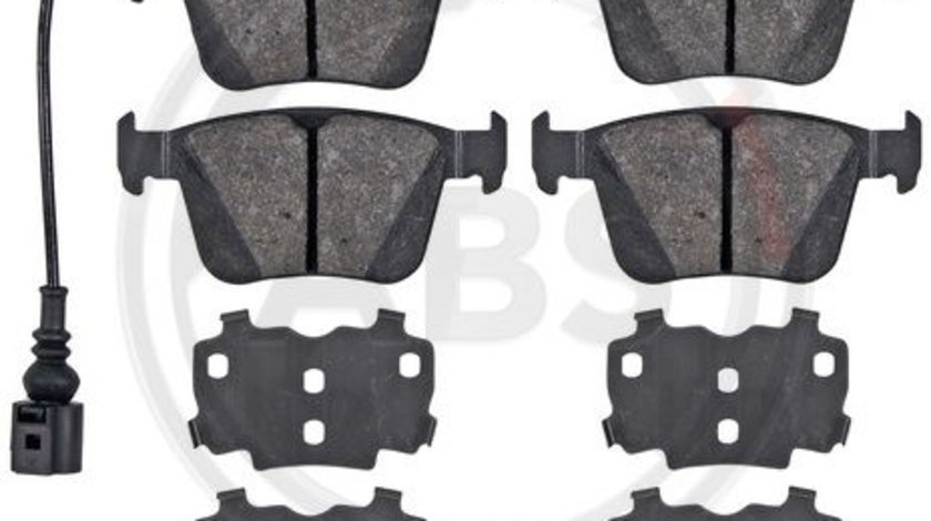Set placute frana,frana disc puntea spate (35146 ABS) AUDI