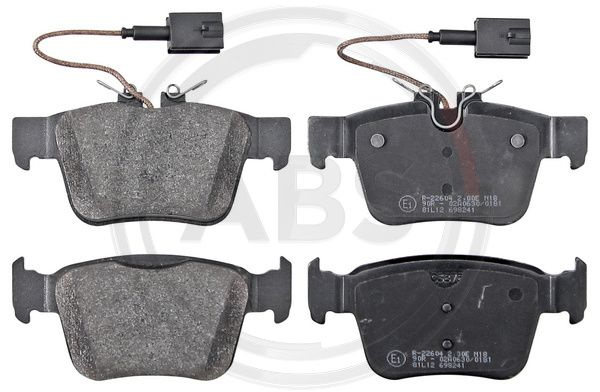 Set placute frana,frana disc puntea spate (35177 ABS) ALFA ROMEO,MASERATI