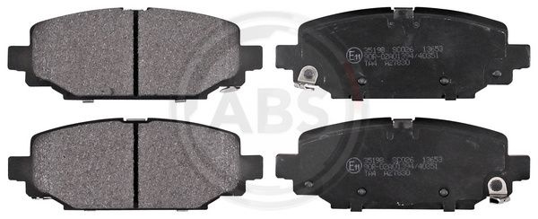 Set placute frana,frana disc puntea spate (35198 ABS) JEEP