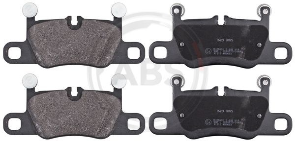 Set placute frana,frana disc puntea spate (35224 ABS) PORSCHE