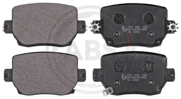 Set placute frana,frana disc puntea spate (35246 ABS) TESLA