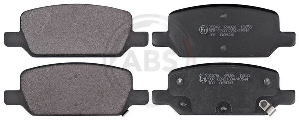 Set placute frana,frana disc puntea spate (35248 ABS) TESLA