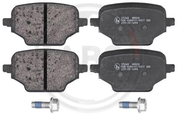 Set placute frana,frana disc puntea spate (35268 ABS) OPEL,VAUXHALL