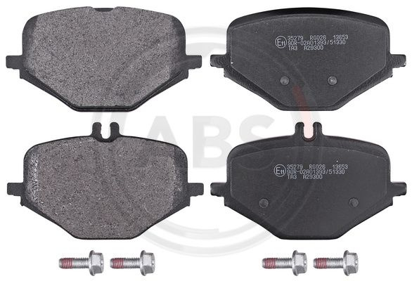 Set placute frana,frana disc puntea spate (35279 ABS) MERCEDES-BENZ