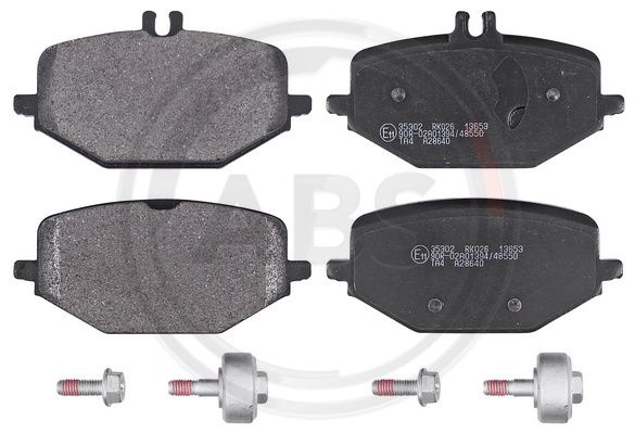 Set placute frana,frana disc puntea spate (35302 ABS) MERCEDES-BENZ