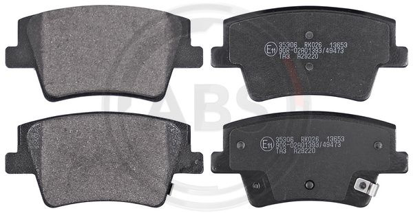 Set placute frana,frana disc puntea spate (35306 ABS) HYUNDAI