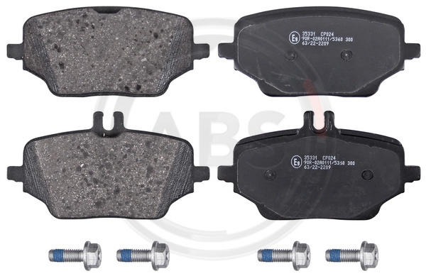 Set placute frana,frana disc puntea spate (35331 ABS) MERCEDES-BENZ