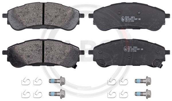 Set placute frana,frana disc puntea spate (35333 ABS) FORD