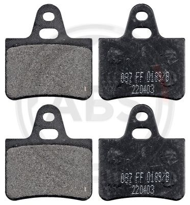 Set placute frana,frana disc puntea spate (36070 ABS) Citroen