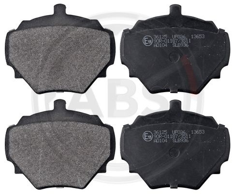 Set placute frana,frana disc puntea spate (36125 ABS) LAND ROVER
