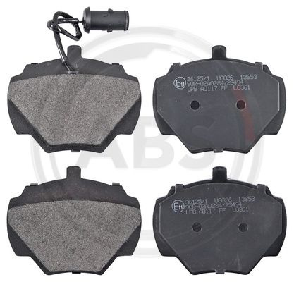 Set placute frana,frana disc puntea spate (361251 ABS) LAND ROVER