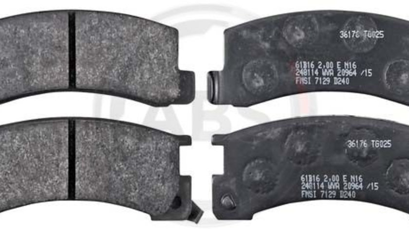 Set placute frana,frana disc puntea spate (36176 ABS) TOYOTA