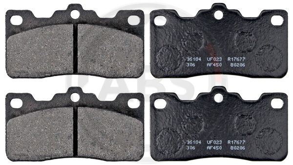 Set placute frana,frana disc puntea spate (36184 ABS) TOYOTA