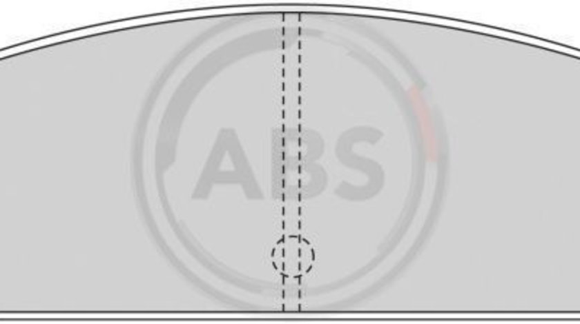 Set placute frana,frana disc puntea spate (36390 ABS) MITSUBISHI