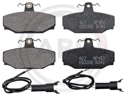 Set placute frana,frana disc puntea spate (365691 ABS) DAIMLER,JAGUAR