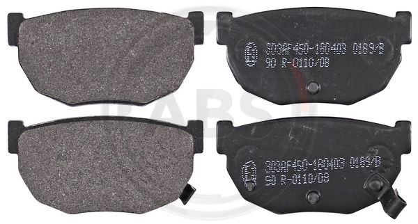 Set placute frana,frana disc puntea spate (36586 ABS) NISSAN