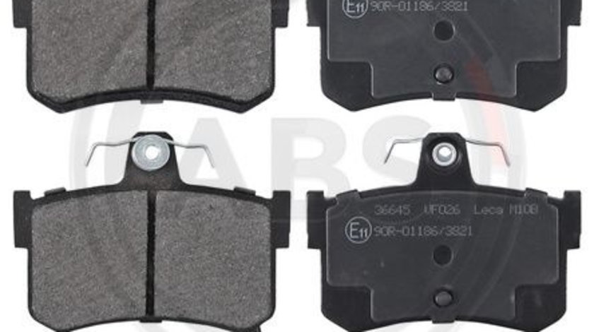 Set placute frana,frana disc puntea spate (36645 ABS) HONDA,HYUNDAI,MG,ROVER