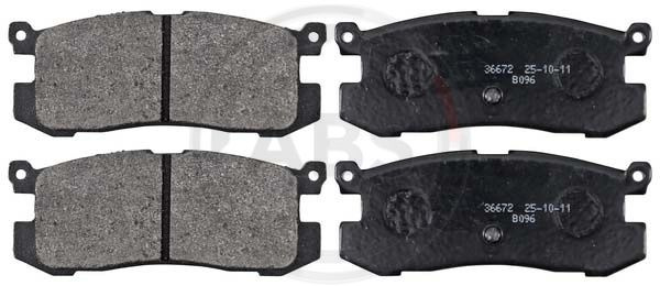 Set placute frana,frana disc puntea spate (36672 ABS) FORD USA,MAZDA