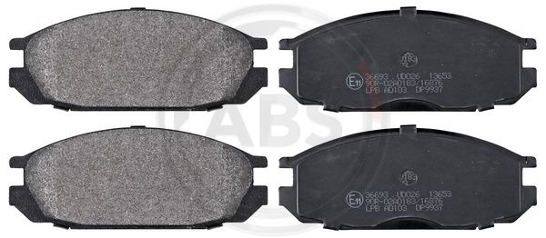 Set placute frana,frana disc puntea spate (36693 ABS) NISSAN
