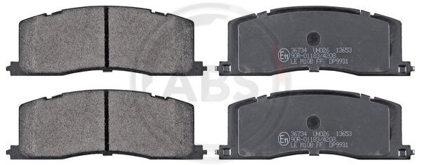 Set placute frana,frana disc puntea spate (36734 ABS) TOYOTA