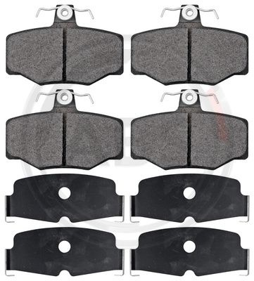 Set placute frana,frana disc puntea spate (36741 ABS) NISSAN