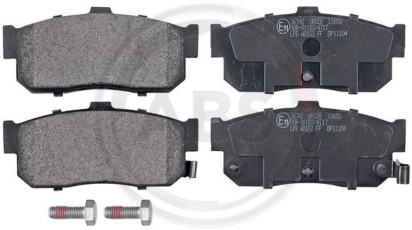 Set placute frana,frana disc puntea spate (36742 ABS) INFINITI,NISSAN