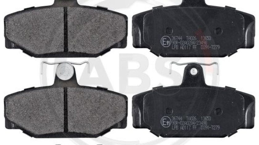 Set placute frana,frana disc puntea spate (36744 ABS) VOLVO